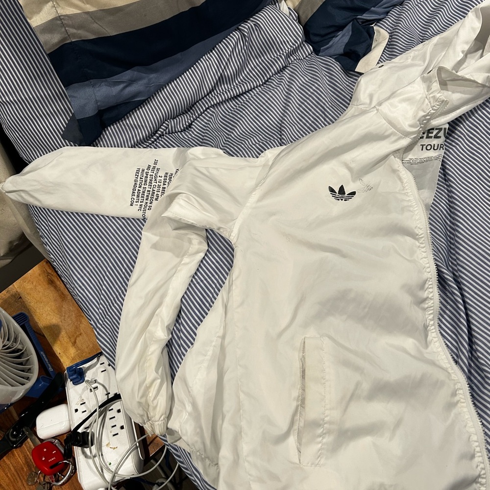 Adidas X Kanye West Yeezus White Tour Jacket/Windbreaker Yeezy Season 1 Size M